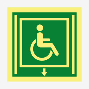 Funktionshindrade säker hiss