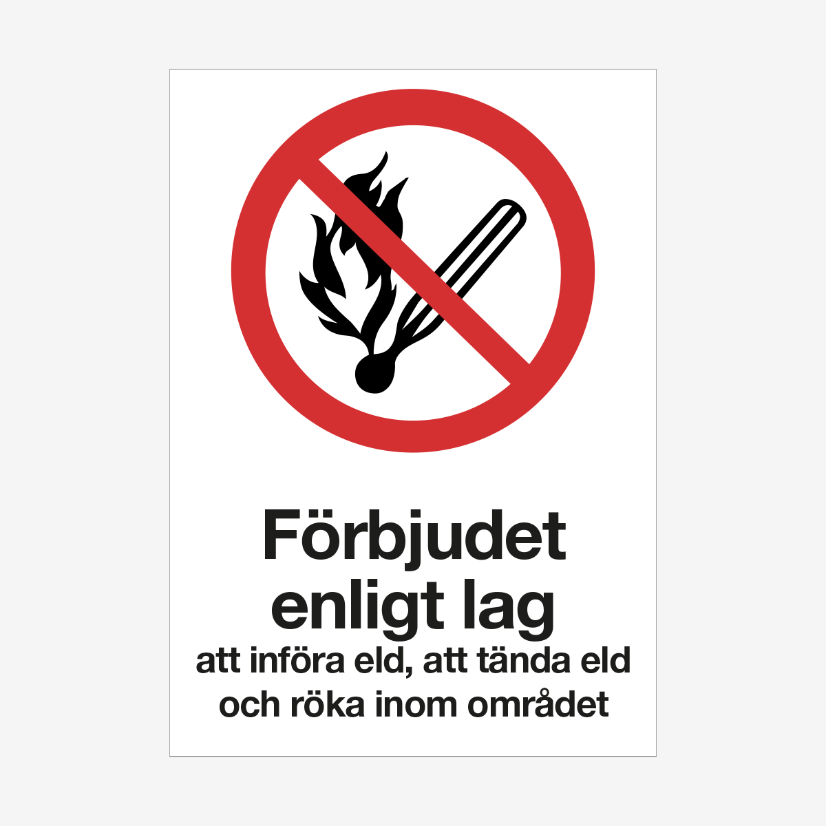 Förbjudet enligt lag att införa...