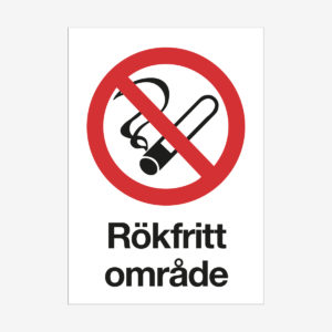 Rökfritt område