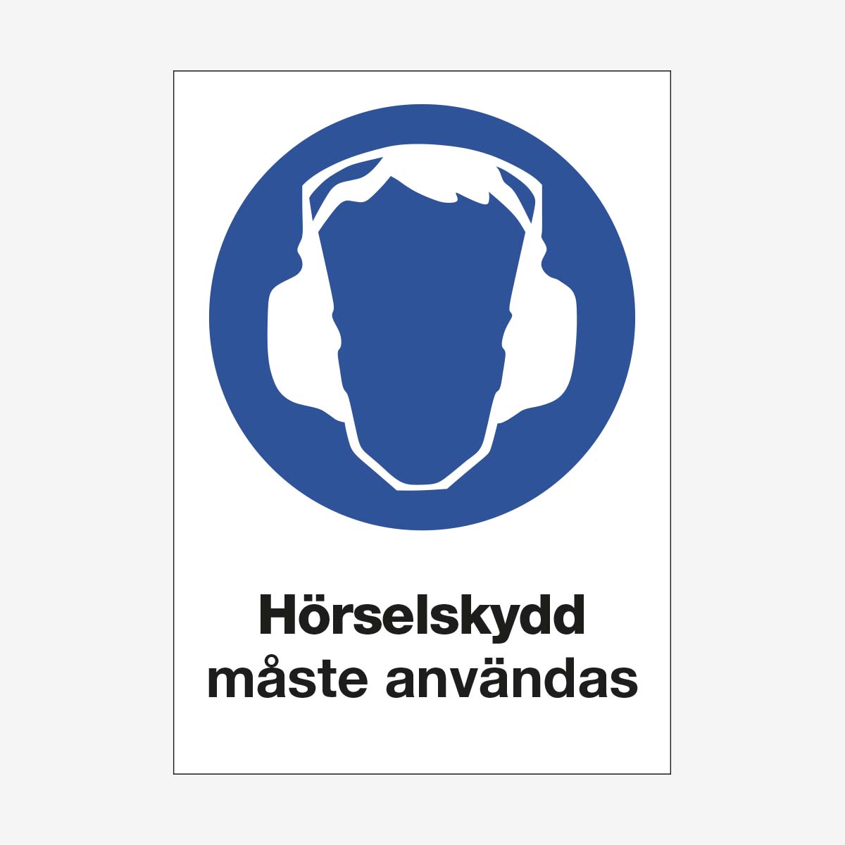Hörselskydd måste användas